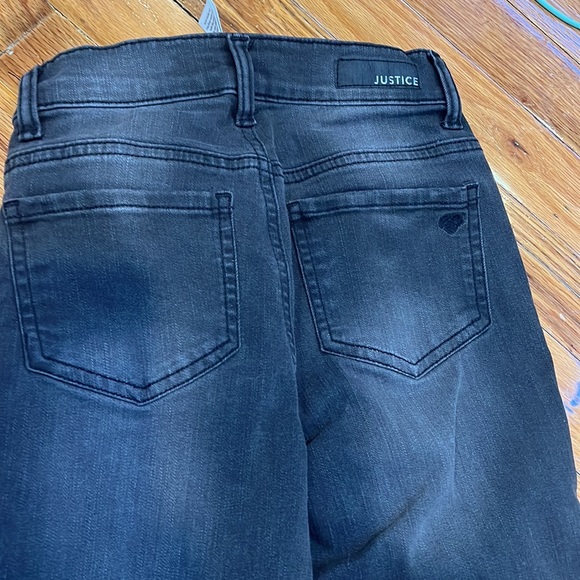 Gray girls Justice jeans - Picture 3 of 4